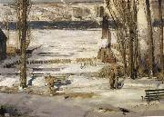 George Wesley Bellows A Morning Snow oil on canvas